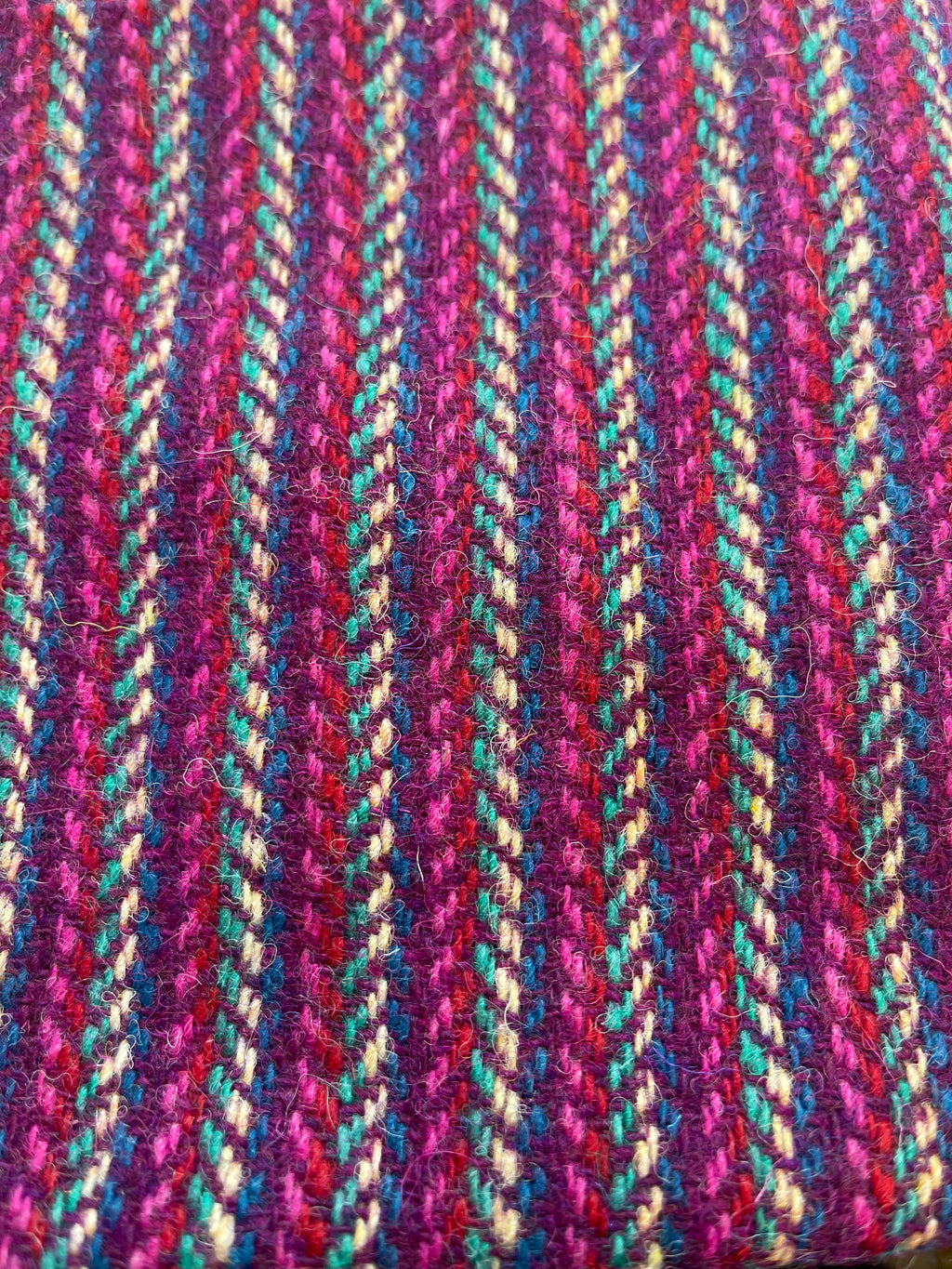 Harris Tweed Collar - Pinks / Purple Designs