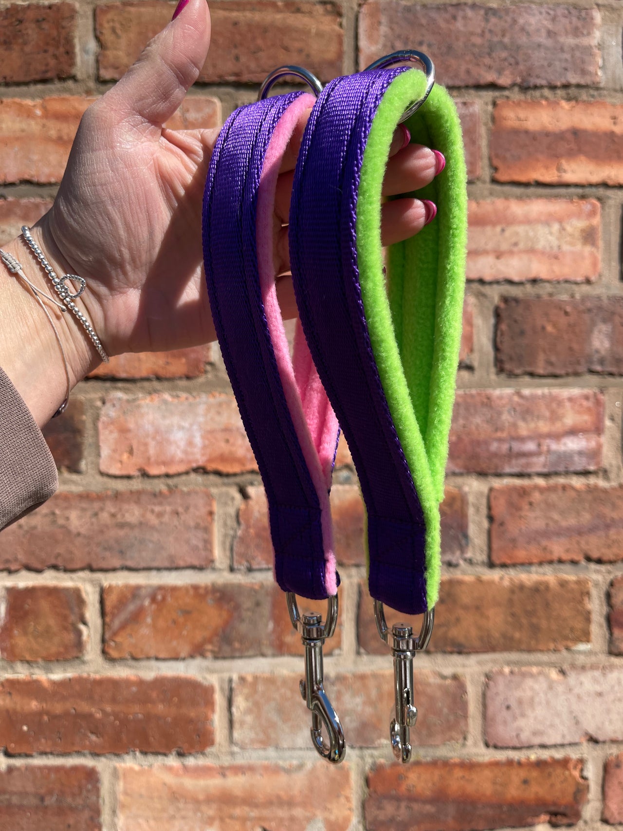 Dog Grab Handle / Traffic Handle – Waterproof Hexa, Biothane, Gripper or Fleece Lined